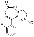 7-氯-5-(2-氟苯基)-1,3-二氢-2H-1,4-苯并二氮杂卓-2-酮 
